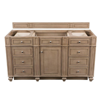 Bristol 60 in. W Bathroom Single Vanity Cabinet Only in Whitewashed Walnut - Super Arbor