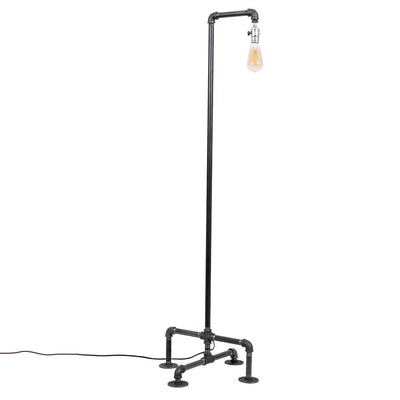 1/2 in. Black Steel Pipe 56 in. H Reader Floor Lamp Kit - Super Arbor