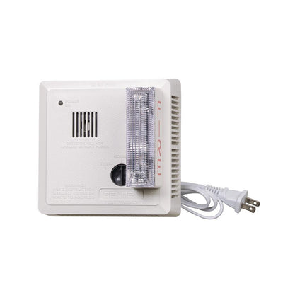 Photoelectric Smoke Alarm with Plug-In Line Cord, ADA Strobe and Battery Backup - Super Arbor