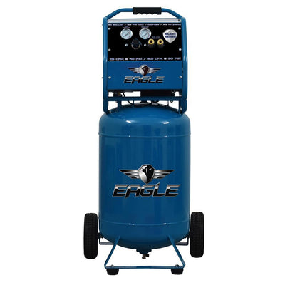 Silent Series, 2.5 HP Electric 115-Volt, Oil Free, 20 Gal. Vertical Portable - Super Arbor