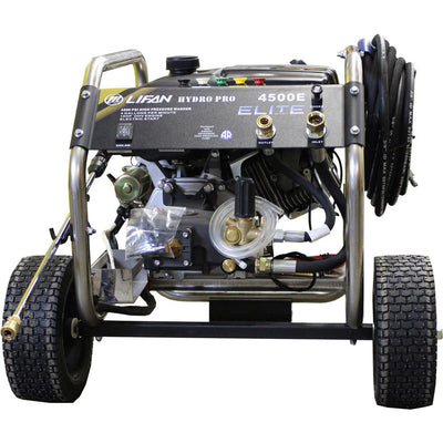 LIFAN Elite Series 4,500 PSI 4.0 GPM AR Tri-Plex Pump Electric Start Gas Pressure Washer with Stainless Steel Frame