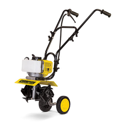 CHAMPION POWER EQUIPMENT 12 in. 43 cc 2-Stroke Portable Gas Garden Tiller Cultivator with Adjustable Depth - Super Arbor