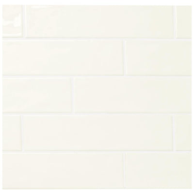 Marazzi LuxeCraft White 3 in. x 12 in. Glazed Ceramic Subway Wall Tile (12 sq. ft. / case)