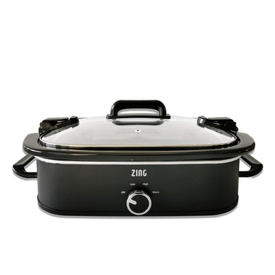 4 Qt. Black Slow Cooker with Locking Lid for Casseroles - Super Arbor