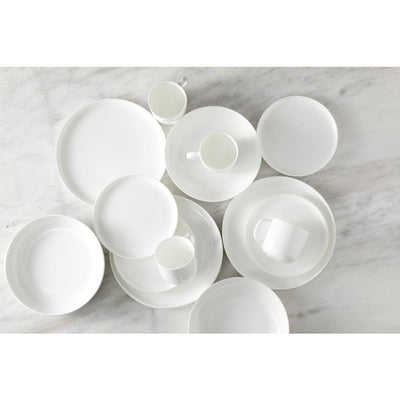 16-Piece Traditional White Bone China Dinnerware Set (Service for 4) - Super Arbor