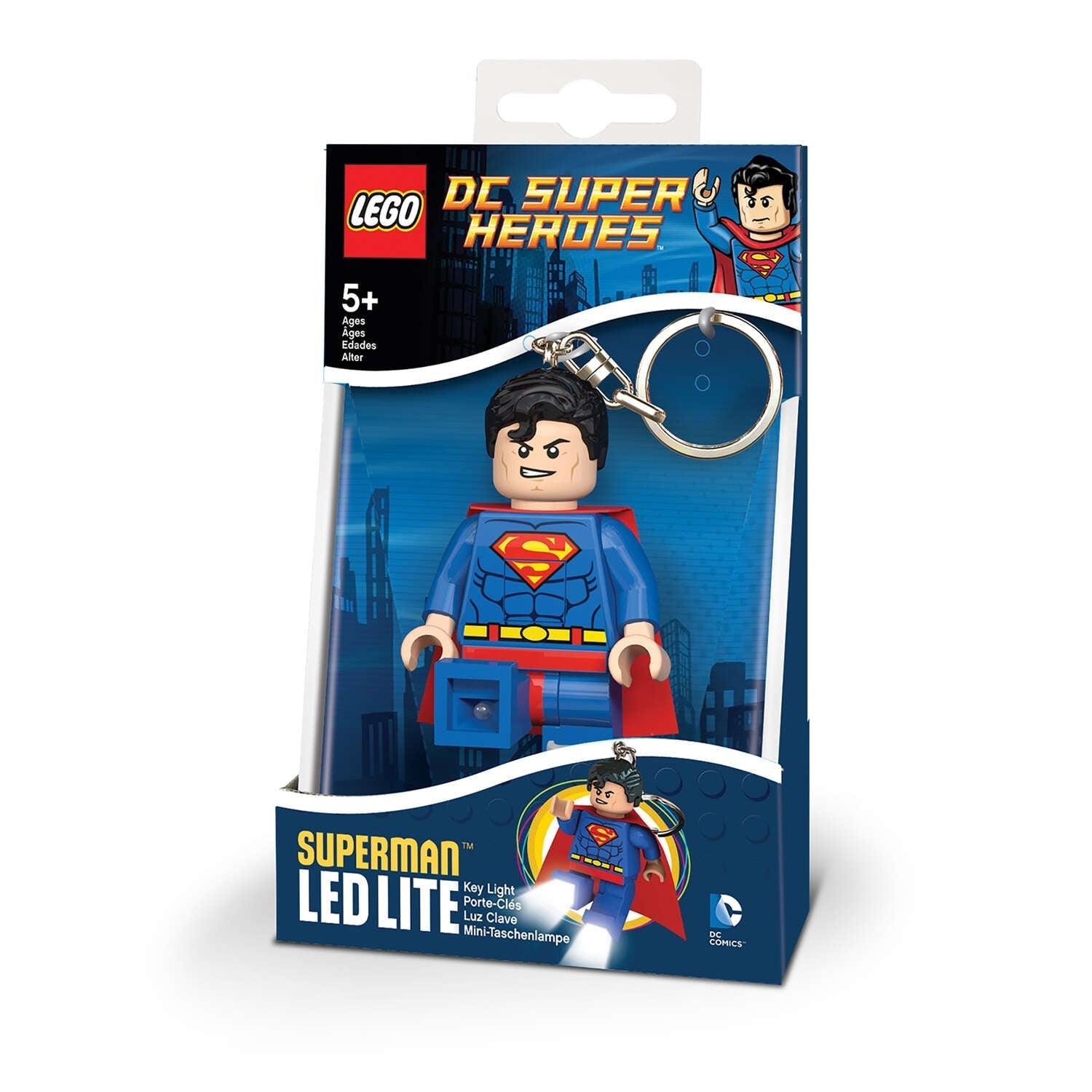 Lego 2 in. D Plastic Black/Red Loop Keychain w/LED Light – Super Arbor