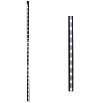 26 in. Black Linear Lighted Baluster (2-Pack) - Super Arbor
