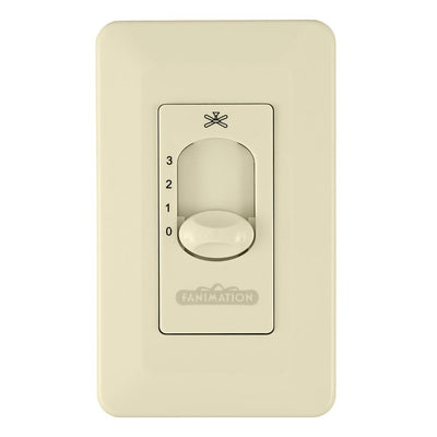3-Speed Wall Control Non-Reversing Switch, Light Almond - Super Arbor