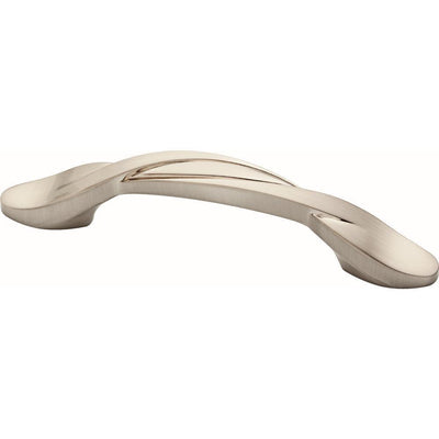 Essentials Twisted Arch 3 in. (76mm) Center-to-Center Satin Nickel Drawer Pull (25-Pack) - Super Arbor