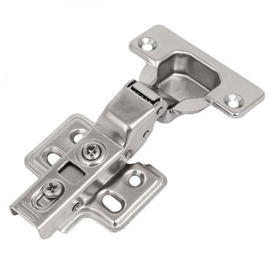 Concealed (35 mm) 110-Degree Clip-On Frameless Half Overlay Cabinet Hinge (30-Pair) - Super Arbor