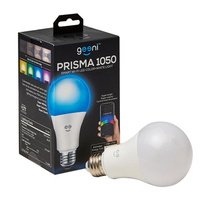 Geeni PRISMA 1050 (75W Equivalent) Color and White A21 Smart LED Light Bulb - Super Arbor