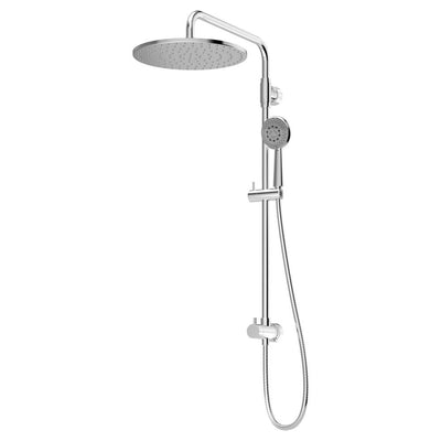 1-spray 11.8 in. Dual Shower Head and Handheld Shower Head in Chrome - Super Arbor