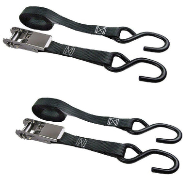 8 ft. x 1 in. x 500 lbs. Stainless Steel Ratchet (2-Pack) - Super Arbor