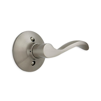 Naples Satin Nickel Right Handed Dummy Door Lever - Super Arbor