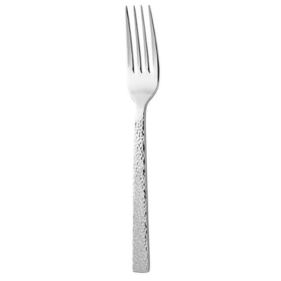 Chef's Table Hammered 18/0 Stainless Steel European Dinner Forks (Set of 12) - Super Arbor