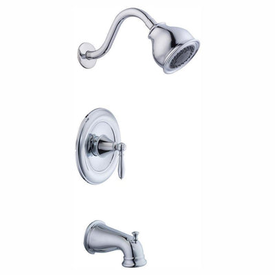 Varina Single-Handle 3-Spray Tub and Shower Faucet in Chrome (Valve Included) - Super Arbor