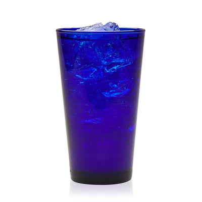 Cobalt 8-Piece Flare Glass Tumbler Set - Super Arbor