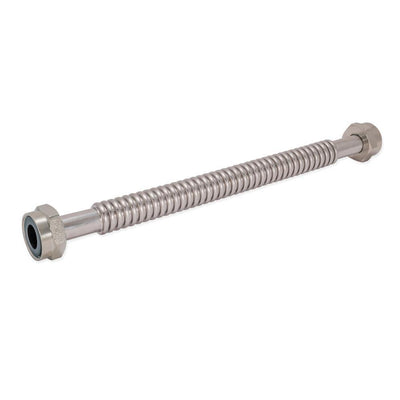 1 in. FIP x 1 in. FIP x 24 in. Corrugated Stainless Steel Water Heater Connector