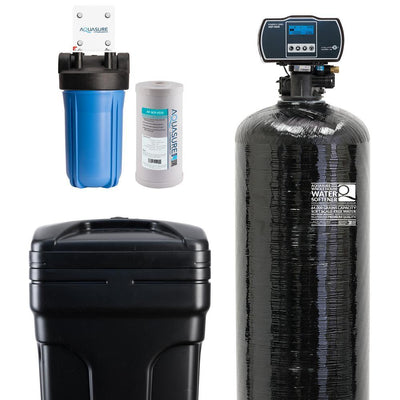 Harmony Series 64,000 Grain Electronic Metered Water Softener with Sediment and Carbon Pre-Filter - Super Arbor