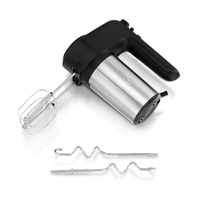 6-Speed 250-Watt Black Hand Mixer with Turbo Function - Super Arbor