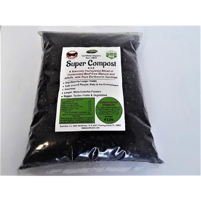 Soilblend Super Compost Organic Mix Concentrated Organic Plant Food (4 lbs. Makes 20 lbs.) 2-2-2 NPK - Super Arbor