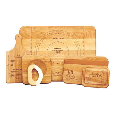 5-Piece Hardwood Reversible Cutting Board Set - Super Arbor