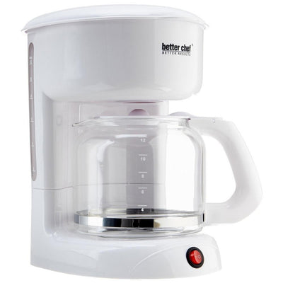 12-Cup White Coffeemaker - Super Arbor