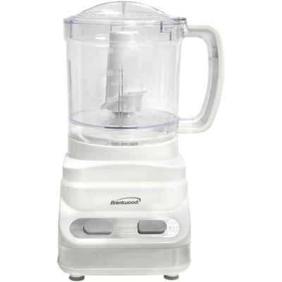 3-Cup 2-Speed White Food Processor - Super Arbor