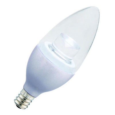 Halco Lighting Technologies 25-Watt Equivalent 3-Watt B11 Dimmable LED Chrome Warm White 2700K Light Bulb 80790 - Super Arbor