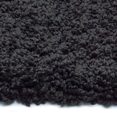 Shaw Floorigami Plume Perfect Raven DIY Carpet 4-Pack 24-in Raven Shag/Frieze Peel-and-Stick Carpet Tile