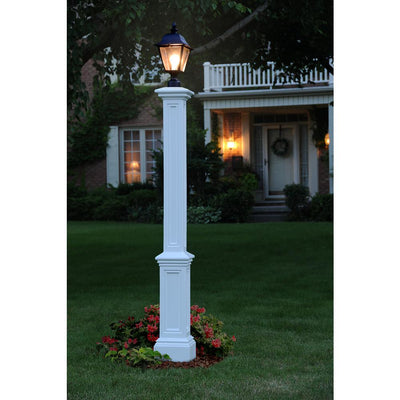Mayne Signature Lamp Post WH with Mount - Super Arbor