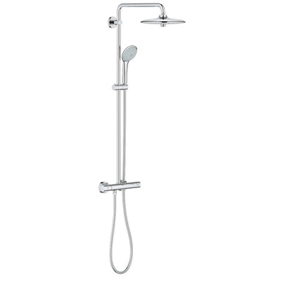 Euphoria 3-Spray Patterns with 2.5 GPM 10.25 in. Wall Mount Dual Shower Heads in StarLight Chrome - Super Arbor