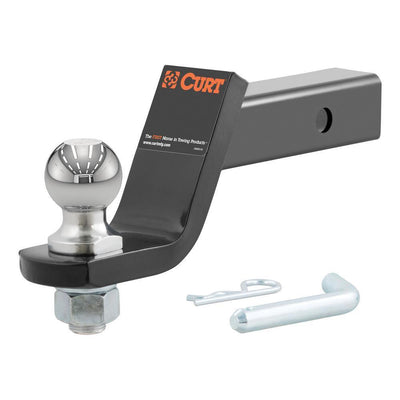 CURT Loaded Ball Mount with 2" Ball (2" Shank, 7,500 lbs., 4" Drop) - Super Arbor