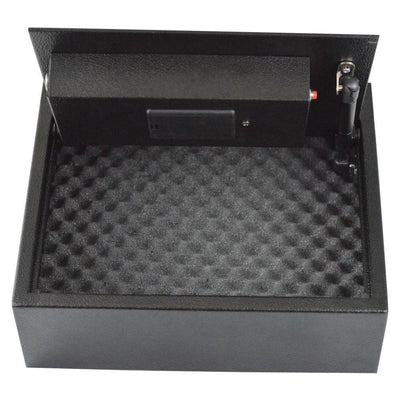 Biometric Fingerprint Drawer Personal Gun Safe, Black - Super Arbor