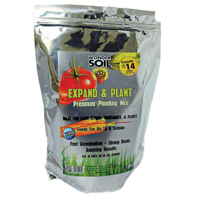 WONDER SOIL 3 Gal. Premium Expanding Coco Coir Living Soil with Added Nutrients for Indoor and Outdoor Use - Super Arbor