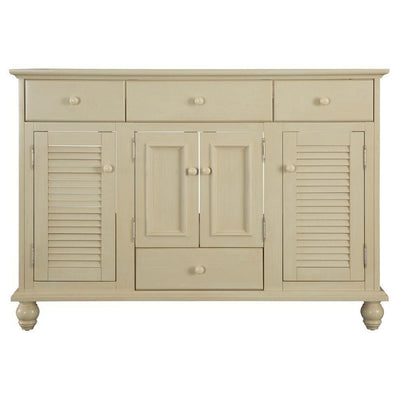 Cottage 48 in. W Bath Vanity Cabinet Only in Antique White - Super Arbor