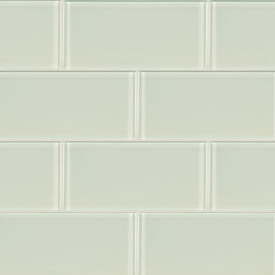 MSI Arctic Ice 3 in. x 6 in. Glossy Glass White Subway Tile (1 sq. ft. / case) - Super Arbor