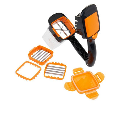 Nutri Chopper 5-in-1 Compact Portable Handheld Kitchen Slicer with Storage Container - Super Arbor