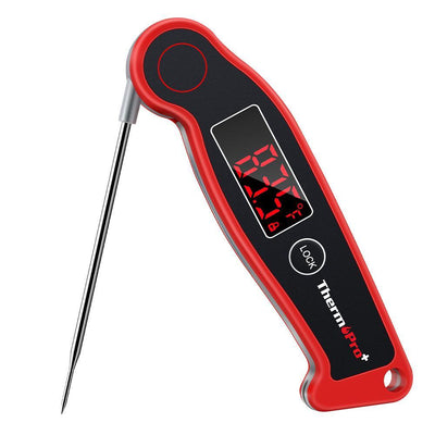 TP–19 Waterproof Digital Fast Read Meat Cooking Foldable Thermometer for BBQ Grill Smoker - Super Arbor