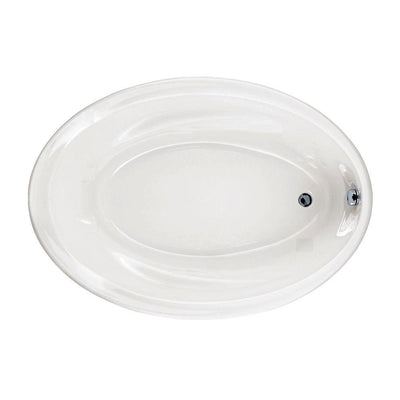 Savona 5 ft. Reversible Drain Acrylic Soaking Tub in White - Super Arbor