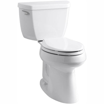 Highline Classic Comfort Height 10 in. Rough-In 2-Piece 1.28 GPF Single Flush Elongated Toilet in White - Super Arbor