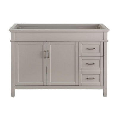 Ashburn 48 in. W x 21.75 in. D Vanity Cabinet in Grey - Super Arbor