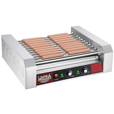 Commercial 1650-Watts 30-Hot Dog 11-Roller Grilling Machine - Super Arbor