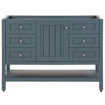 Lanceton 48 in. W x 22 in. D x 34 in. H Bath Vanity Cabinet Only in Sage - Super Arbor