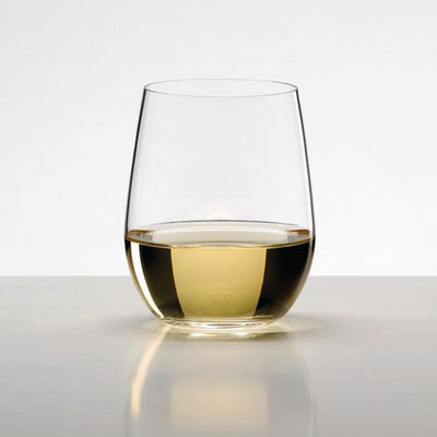 O Series 11.25 oz. Stemless Crystal Viognier and Chardonnay Wine Glass 2-Pack - Super Arbor