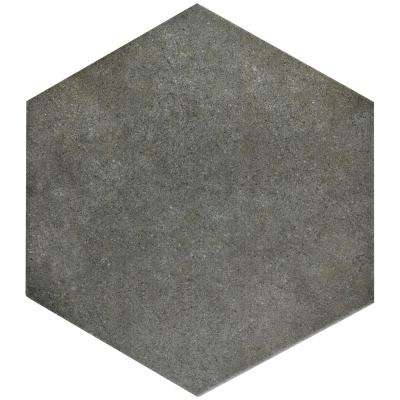 Merola Tile 
    Vintage Hex Marengo 8-5/8 in. x 9-7/8 in. Porcelain Floor and Wall Tile (11.56 sq. ft. / case) - Super Arbor