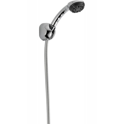 4-Spray 2.8 in. Single Wall Mount Handheld Shower Head in Chrome - Super Arbor