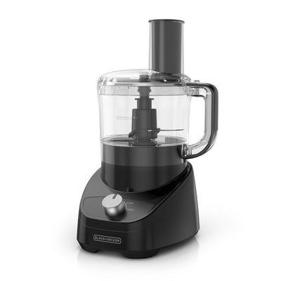 8-Cup 2-Speed Black Food Processor - Super Arbor