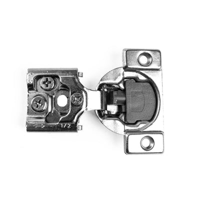 105-Degree 1/2 in. (35 mm) Overlay Soft Close Face Frame Cabinet Hinges with Installation Screws (1-Pair) - Super Arbor