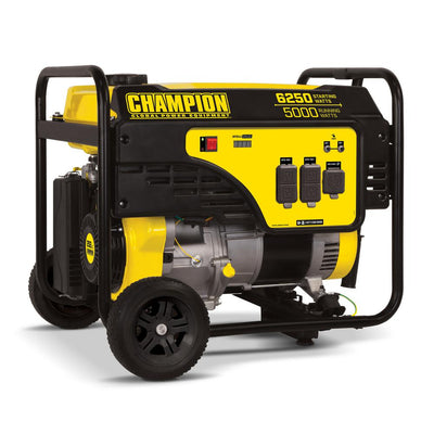 CHAMPION POWER EQUIPMENT 6250/5000-Watt Gasoline Powered Recoil Start Portable Generator - Super Arbor